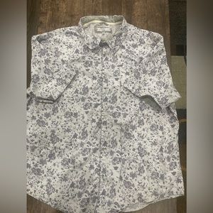 Mens floral printed button down shirt!!!